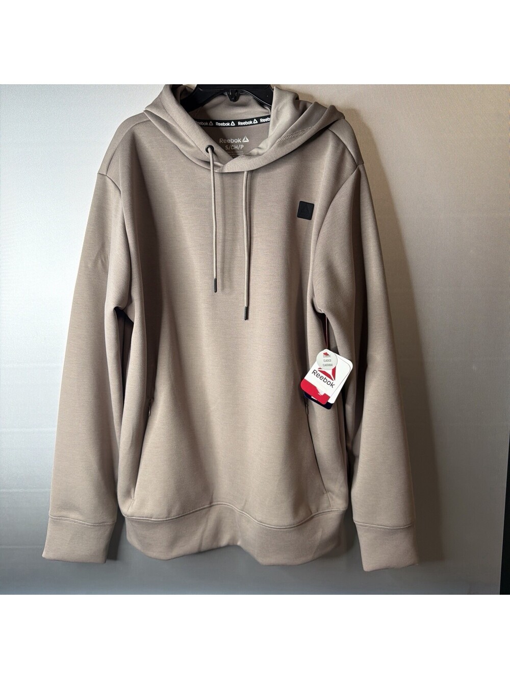 NWT Reebok Men’s Flow Hoodie, Size S In Color Driftwood